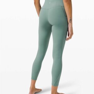 Lululemon tidewater teal 25” align leggings with pockets
